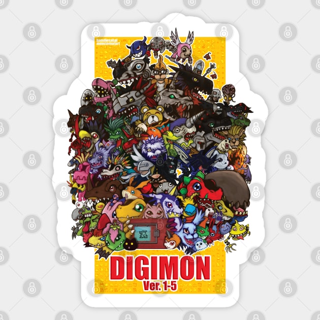 Digimon virtual pet 1997 Sticker by DeeMON